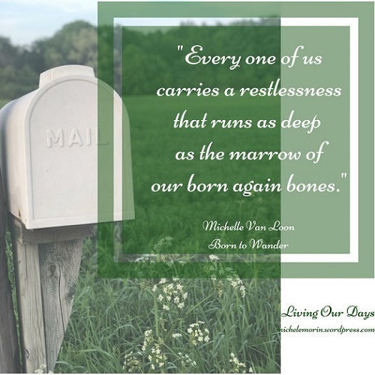 All of us have a little wanderlust. Born to Wander by Michelle Van Loon