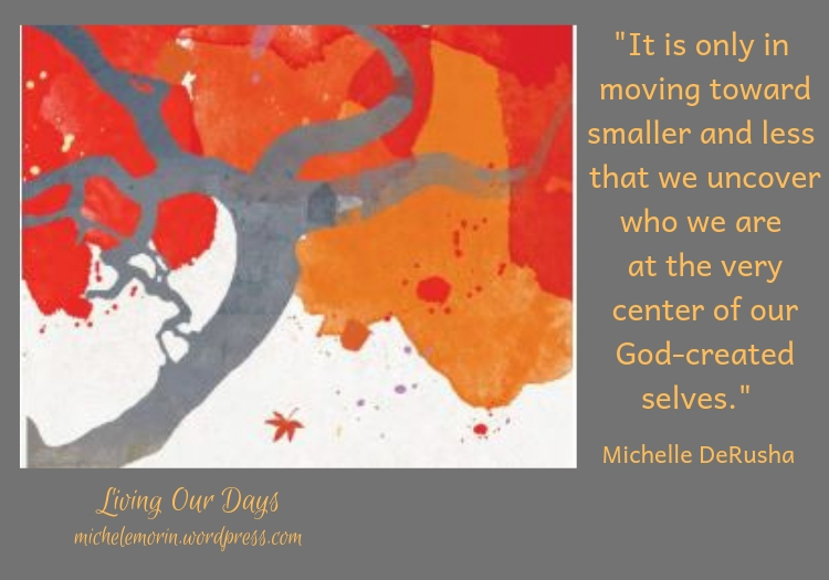 Let go of your false self to uncover the person God created.