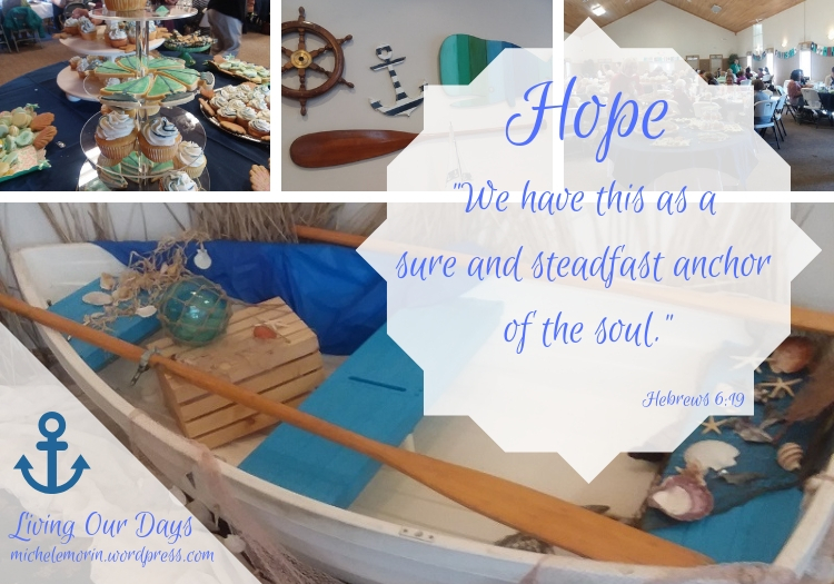 Hope in Christ is an anchor for the soul.