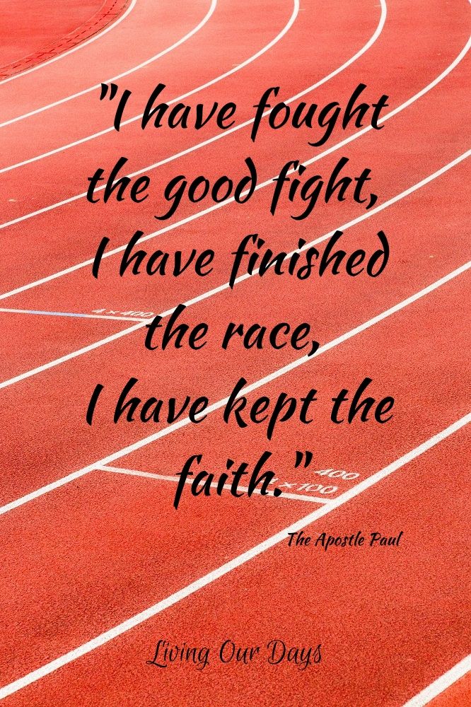 Let's war against doubt and discouragement with a borrowed confidence that defies our unbelief and keeps us running by faith as we trust in the carrying mercy of Christ.