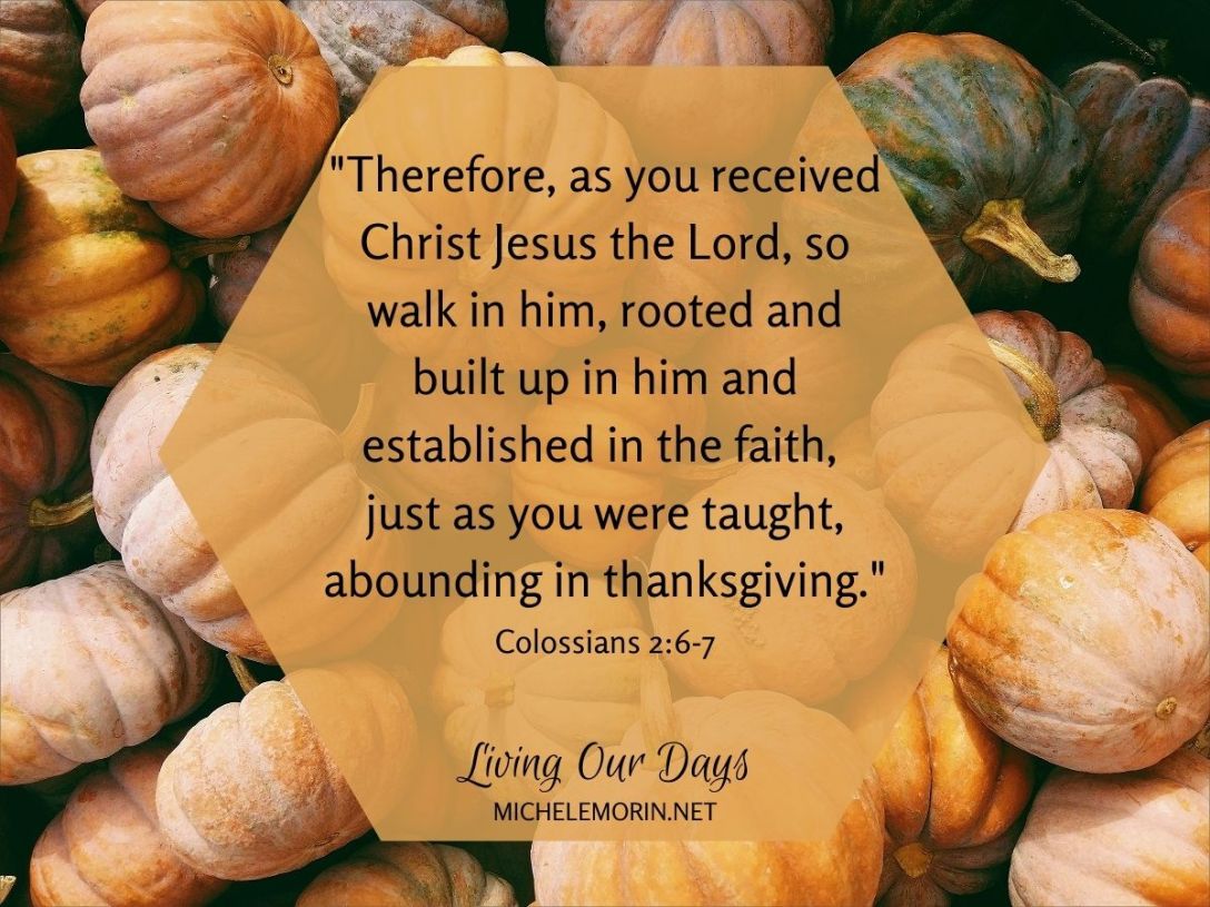 Come with me, this November, into a purposeful and intentional embrace of thanksgiving.