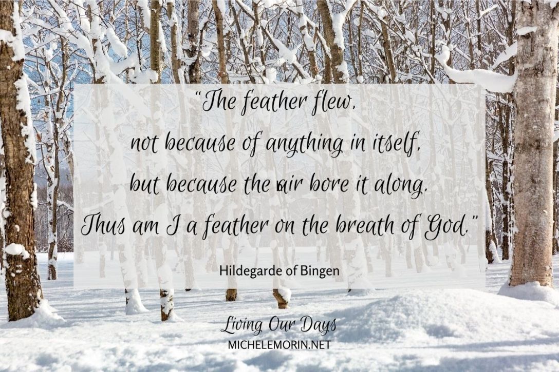 What keeps you from being a feather on the breath of God?