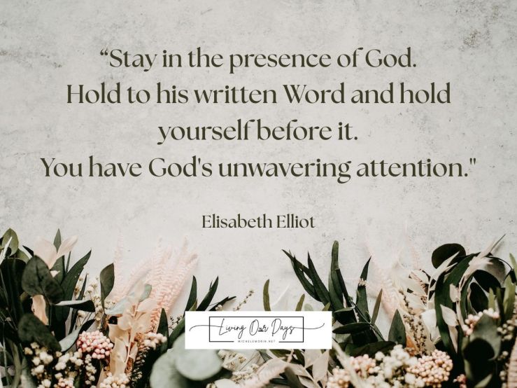 Elisabeth Elliot Quote